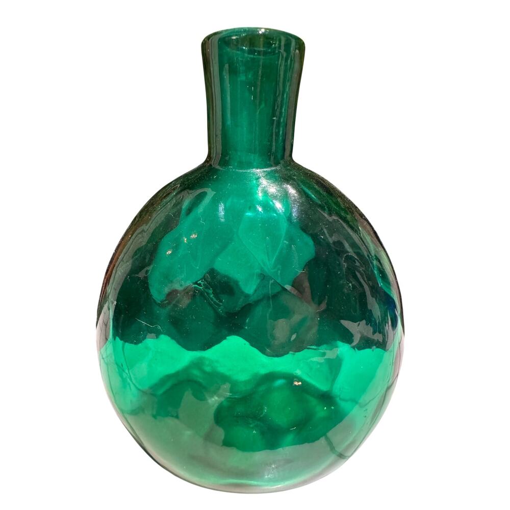 Metropolitan Museum Art Collection Emerald Diamond Bud Vase 5.5" MMA